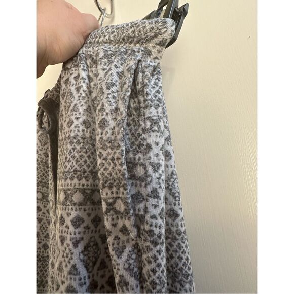 Cuddl Duds sz M soft pajama set - gray print - Picture 11 of 12